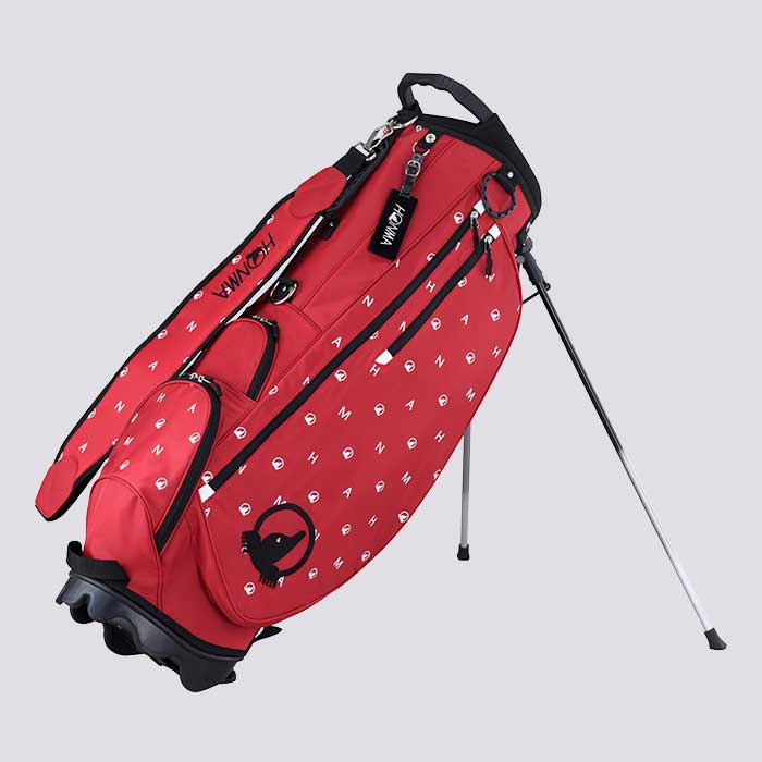 HONMA Golf Carry Stand Bag EU Model Red / Black Lightweight 4-way Divider